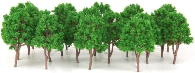 25pcs Scene Landscape Trees 1: 50 Scale Architectural Model Trees Miniature Tree