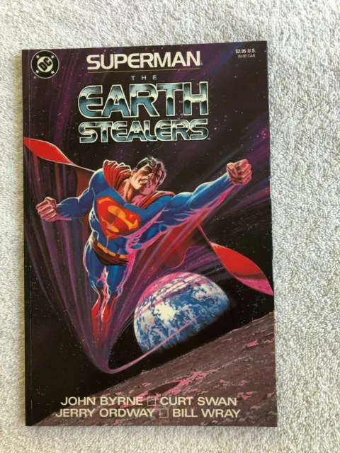 Superman The Earth Stealers #1 (Jan 1988, DC) VF+ 8.5