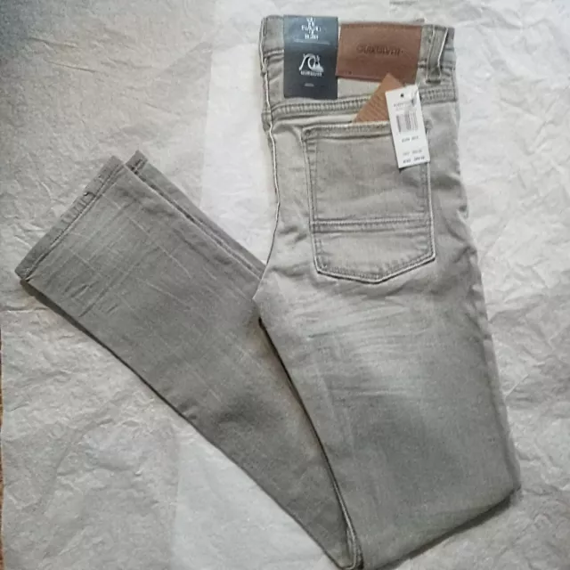 Size 12 Quicksilver Zeppelin Light Grey Skinny Jeans BNWT RRP $79.99
