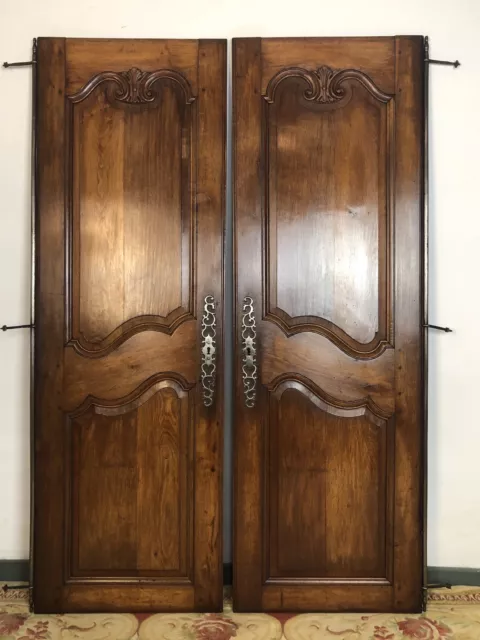 Antique French Carved Armoire Doors Architectural Salvage Design Reclaimed