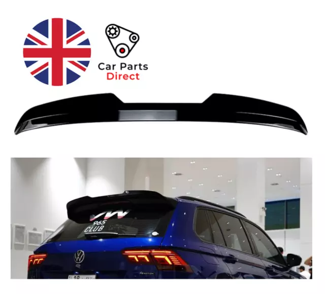 Matte Rear Roof Spoiler Window Wing Lip Fit For Volkswagen VW Tiguan MK2  2017-19