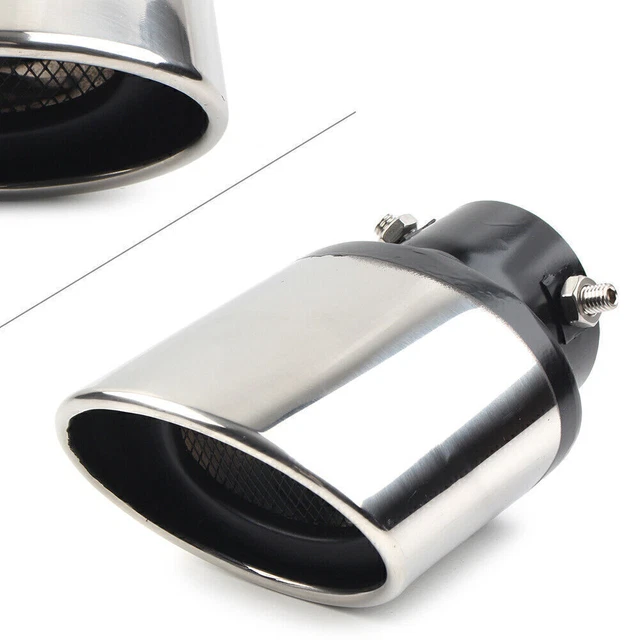 Terminale auto silenziatore punta accessori rotondi acciaio inox dritto car