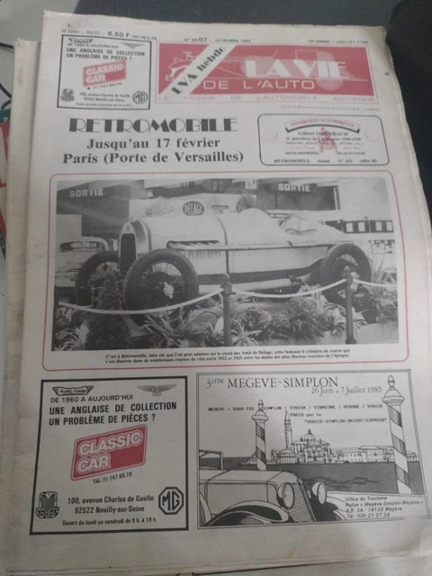 Lot De 400 Numéros Du Magazine LVA (La Vie De L'Auto) Années 1984 à 1990 - Occasion