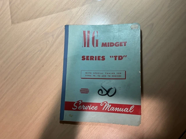 MG Midget TD Service  Manual