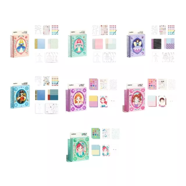 Girls Princess Dressing up Sticker Graffiti Coloring Children Painting Toy