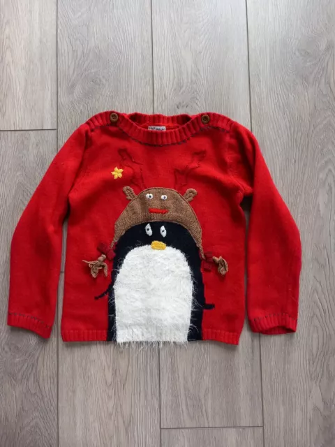 Girls Next Christmas Jumper Age 4-5 Years