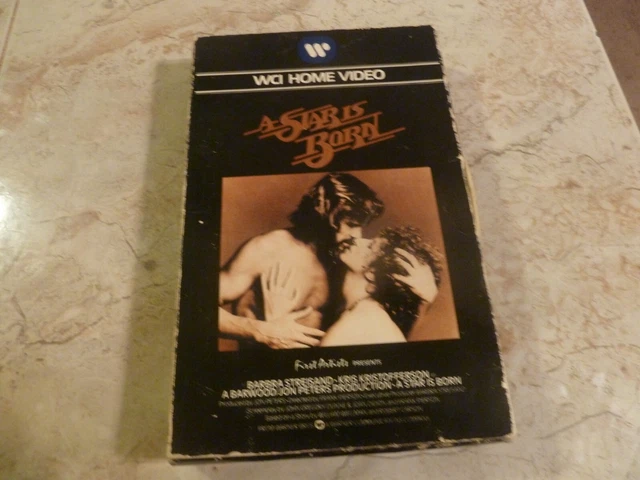VINTAGE “A STAR Is Born” VHS 1976 WCI Home Video BIG BOX***RARE Inside