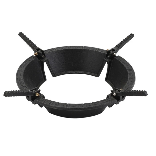 Soportes de acero para estante Wok tonos tierra