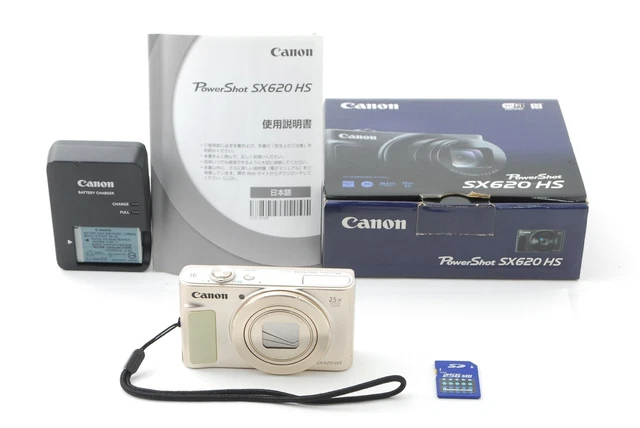 [NEAR MINT] Canon PowerShot SX620 HS 20.2 MP Compact Digital Camera Silver JAPAN
