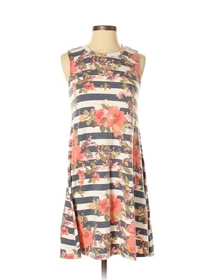 Fortune + Ivy Women Red Casual Dress S