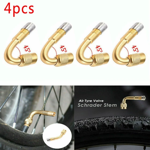 Valve Rallonge de Adaptateur Pneu Coude 45