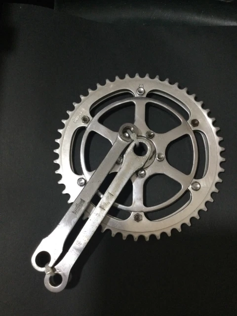Guarnitura bici epoca marcata MAGISTRONI, in acciaio, denti 42