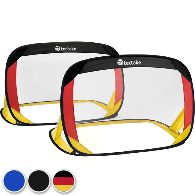 Verstärkte Glasfaserstangen Pop Up Tor 120x90 Cm PHIBER-SPORTS 2er Fußballtor Set Für Kinder – Inkl. Tragetasche, Hütchen & Zielen (120x90 Cm) Pop Up Fußballtor 120x90 Cm