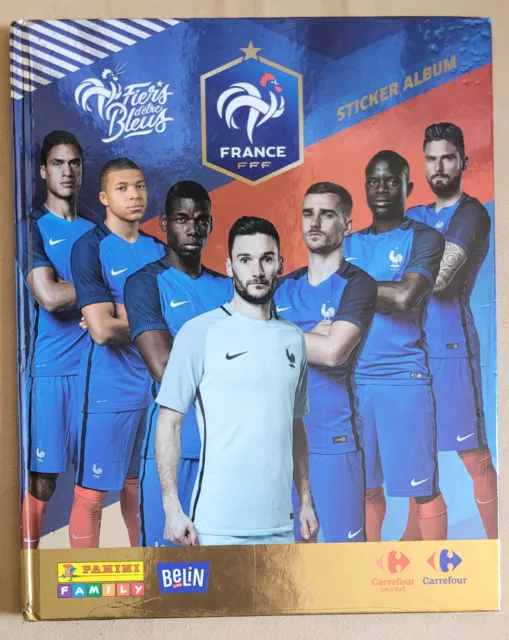 Album Collector Panini Carrefour  "Fiers d'être Bleus" Coupe du Monde 2018