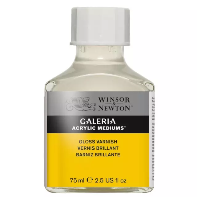 Winsor & Newton Galeria Acrylic Painting Mediums Gloss Varnish 75ml