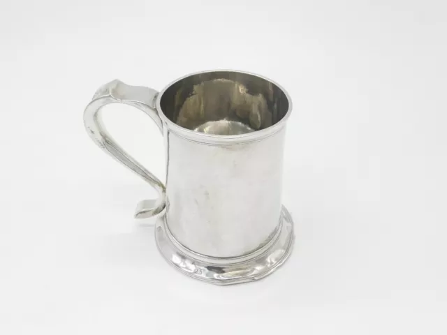 George II Sterling Silver Pint Tankard Mug 1746 Newcastle John Langlands I 2