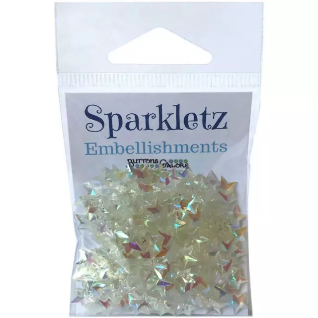 Sparkletz Embellishment Pack - 10g -  Crystal Stars