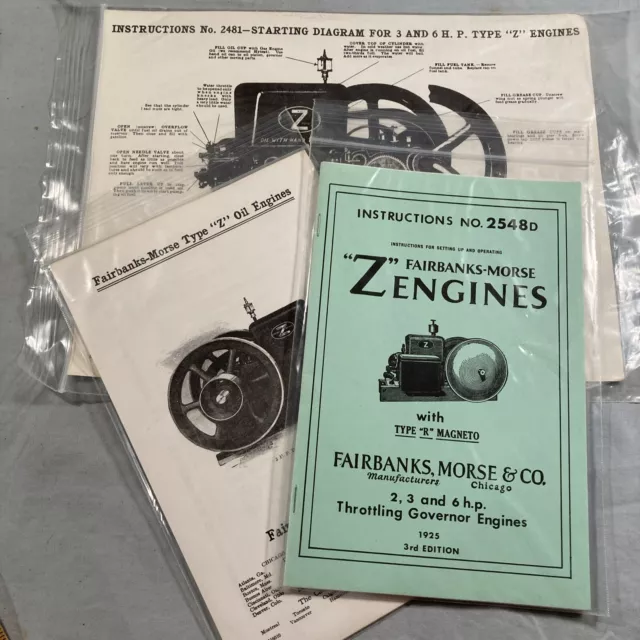 Fairbanks Morse Engine Booklets And Paperwork