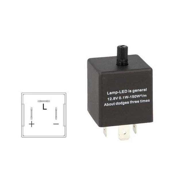 Relè di lampeggiamento per frecce GY6 3 pin rotondo