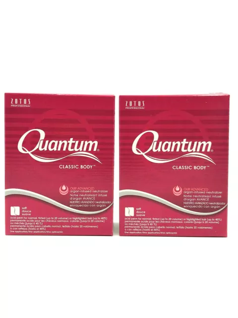 Quantum Classic Body Acid Perm For Normal,Tinted Or Highlighted Hair-Pack of 2