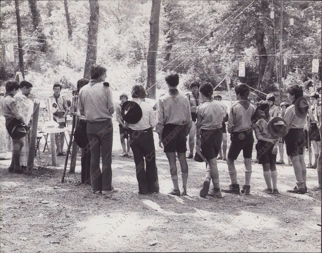1974 LA SPEZIA Giovani Scouts Campo Aquila Rossa Fotografia 5