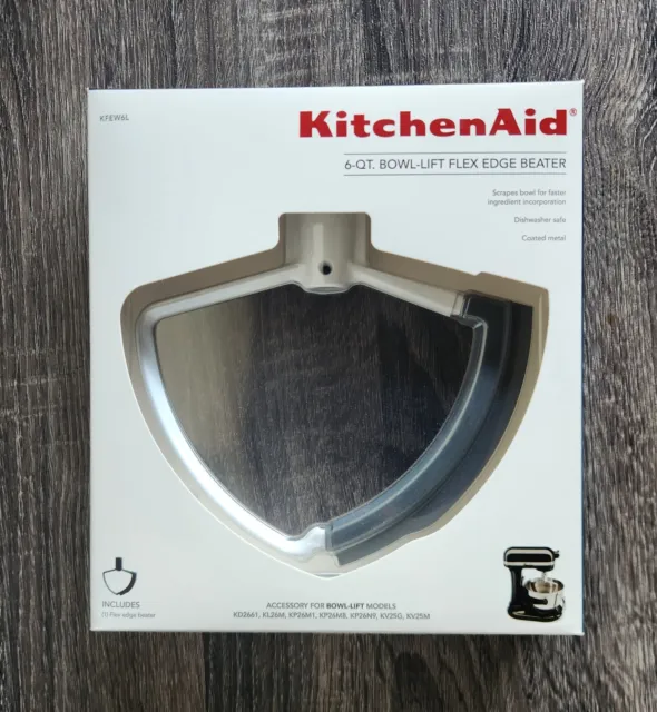 KitchenAid KFEW6L 6QT BOWL-LIFT FLEX EDGE BEATER - BRAND NEW IN BOX