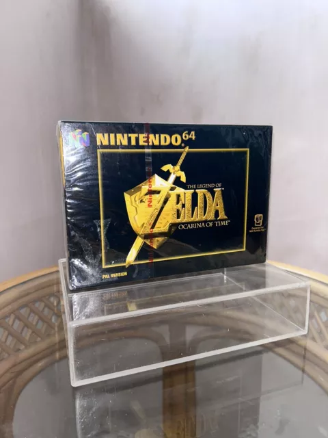 The Legend Of Zelda Ocarina Of Time 3D UKG 95+ MINT GOLD PAIR 3DS VGA WATA