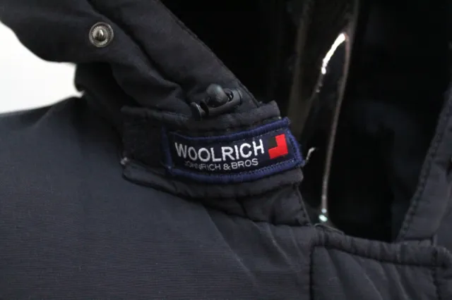 Woolrich Giubbotto Donna Taglia S Blu Giacca Giubbino Jacket Woman Logo 3