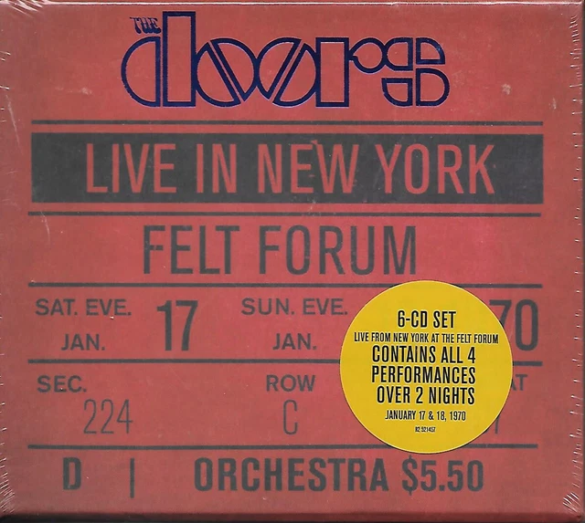 6CDセット！THE DOORS / LIVE IN NEW YORK 1970 61tgxXNCokL.jpg