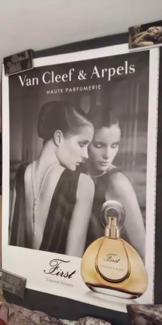 Affiche parfum 120X170 FIRST de VAN CLEEF ET ARPELS