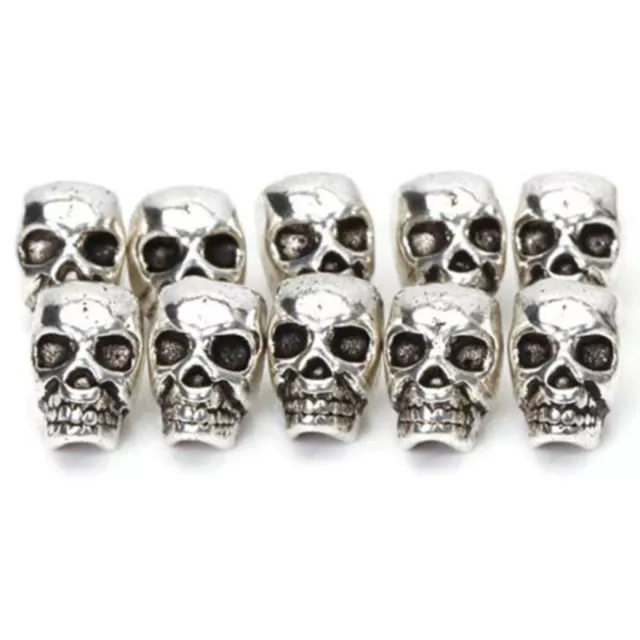 10PCS Jewelry Making DIY Skull Bead Pendants Alloy DIY Jewelry Making Accessory