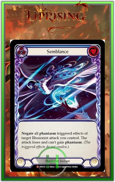 Semblance Blue - FAB:Uprising - UPR154 - Carte Officielle Anglaise