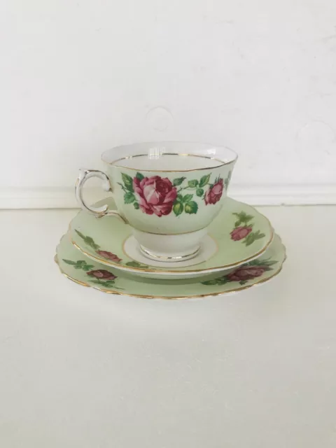 Vintage Teacup Set - Fine Bone China - Made in England - Colclough