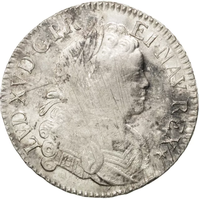 [#88530] Monnaie, France, Louis XV, Écu de France-Navarre, Ecu, 1718, Montpellie
