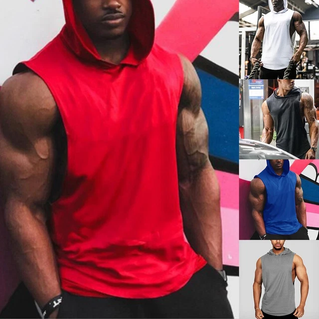 Gilet canottiera uomo vendita calda senza maniche taglie forti traspirante