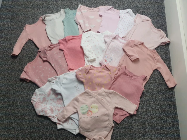 Pacchetto body gilet bambina neonato prima taglia