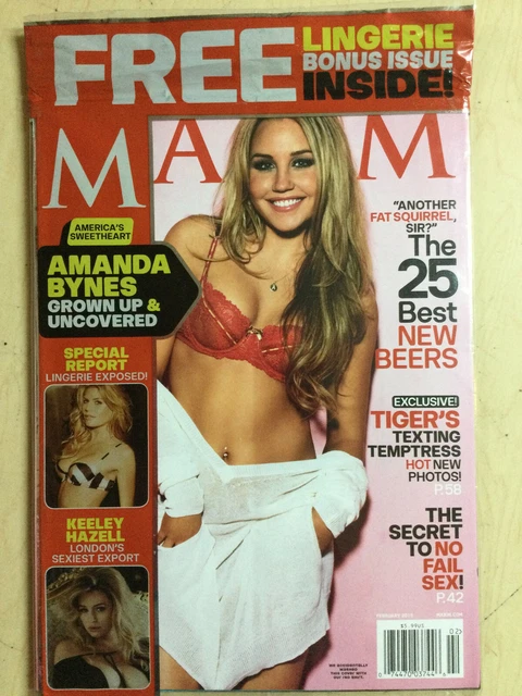 FEBRUARY 2010 MAXIM #146 Amanda Bynes cover + LINGERIE Bonus +