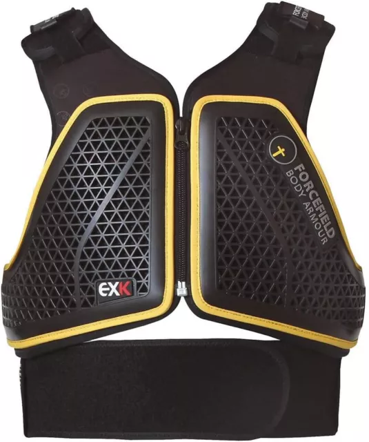 Forcefield Ex-K Hardness Flite Back Chest Protector Black Size L Paraschiena