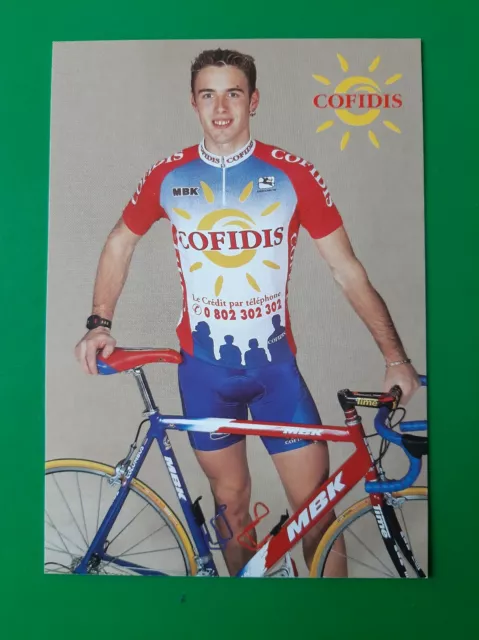 CYCLISME carte cycliste STEPHANE KRAFFT équipe COFIDIS 2000