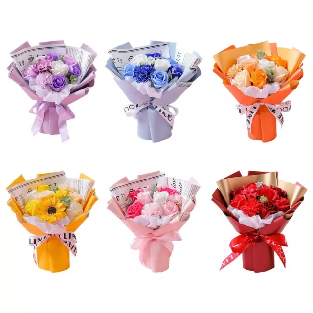 Artificial Soap Flower Surprises Bouquet for Valentine'S Day Birthday Gift