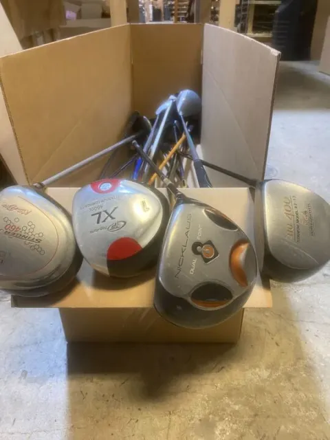 Wholesale Lot of 20 Mixed Drivers. Lynx, Top Flite, Nicklaus etc.