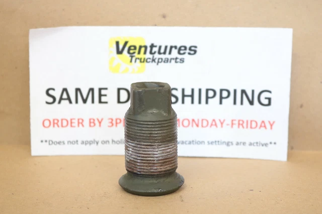 2.5" BUDD Dually Square Inner Lug Nut Left Hand Threads 2.5" Overall Length