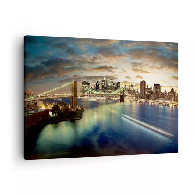 Impression sur Toile 70x50cm Tableaux Image Photo Am�rique Architecture New York