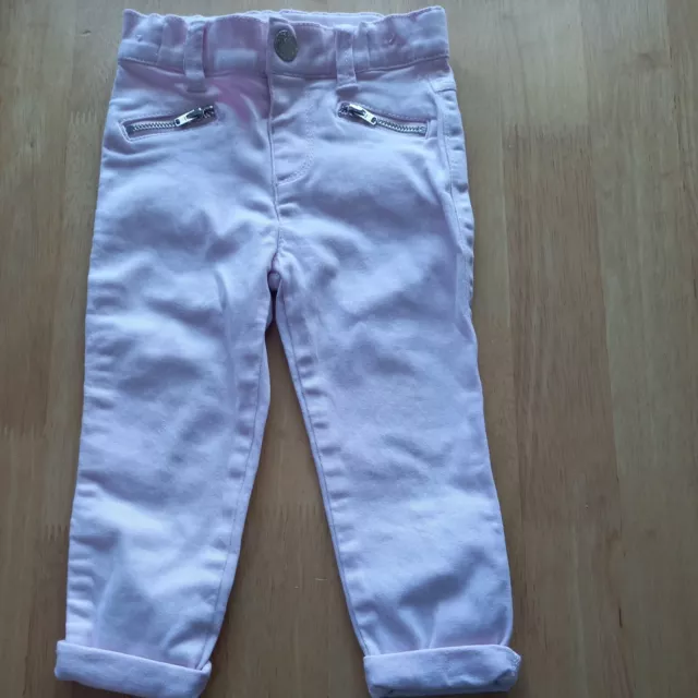 Baby Girls Pink Trousers Age 18-24 Months *