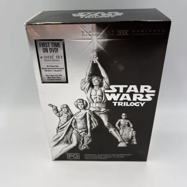 Star Wars Trilogy Collection 3 Films and Bonus DVD *FREE POSTAGE* 2