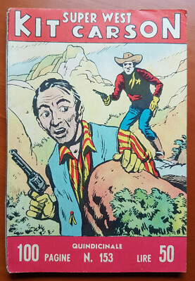 SUPER WEST KIT CARSON  n con figurine 58  ed Dardo 1965 quasi ottimo 