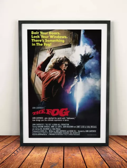 The Fog 1980 - Movie Poster Framed Black A4 A3