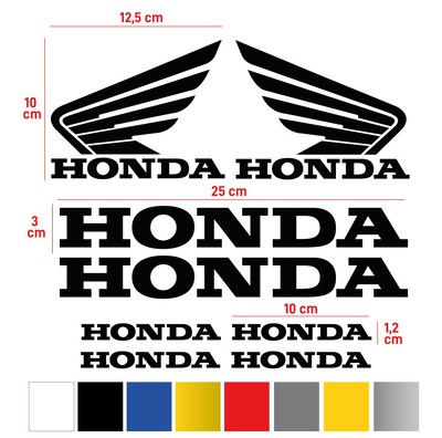 Kit adesivi SUZUKI 10 pezzi stickers disponibili vari colori per moto e scooter 