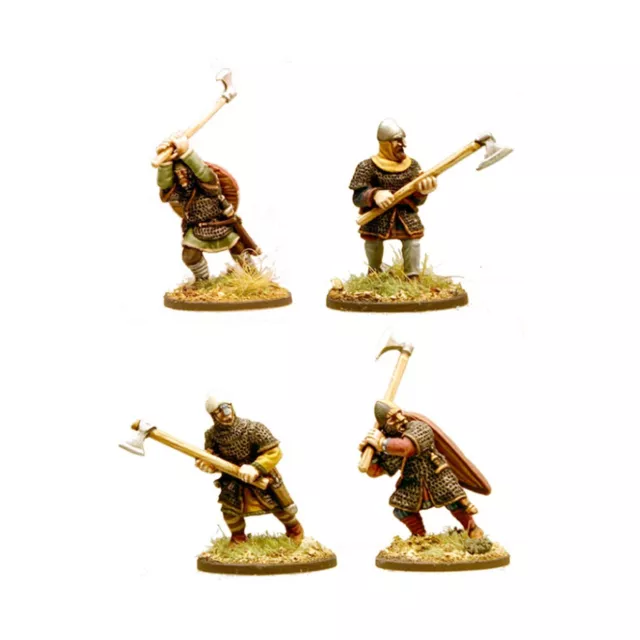 Gripping Beast Saga Anglo Danes 28mm Anglo-Danish Huscarls w/Axes Pack New
