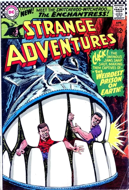 Strange Adventures #187 1st App of Enchantress DC 1966 KEY!